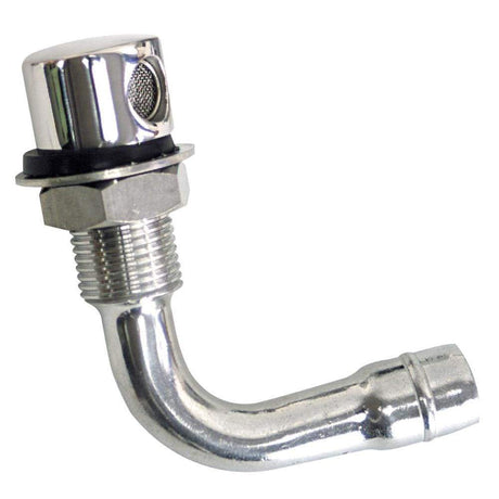 Whitecap Qualifies for Free Shipping Whitecap Fuel Vent Round Head 90-Degree 5/8" Hose #6023C