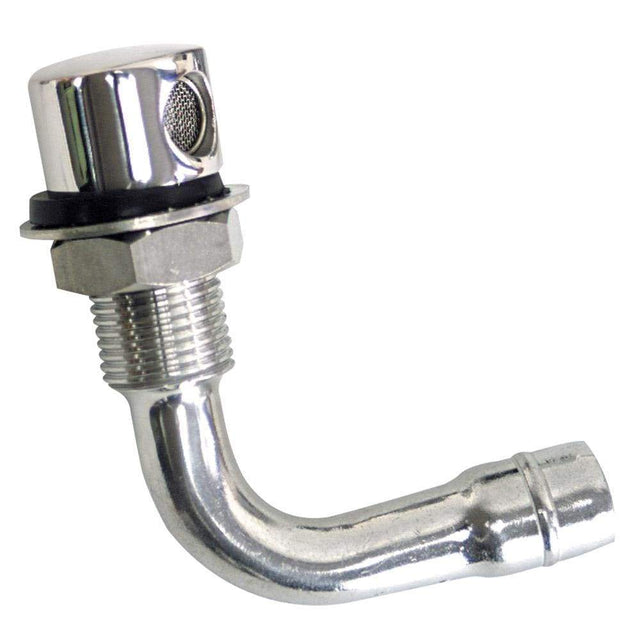 Whitecap Qualifies for Free Shipping Whitecap Fuel Vent Round Head 90-Degree 5/8" Hose #6023C
