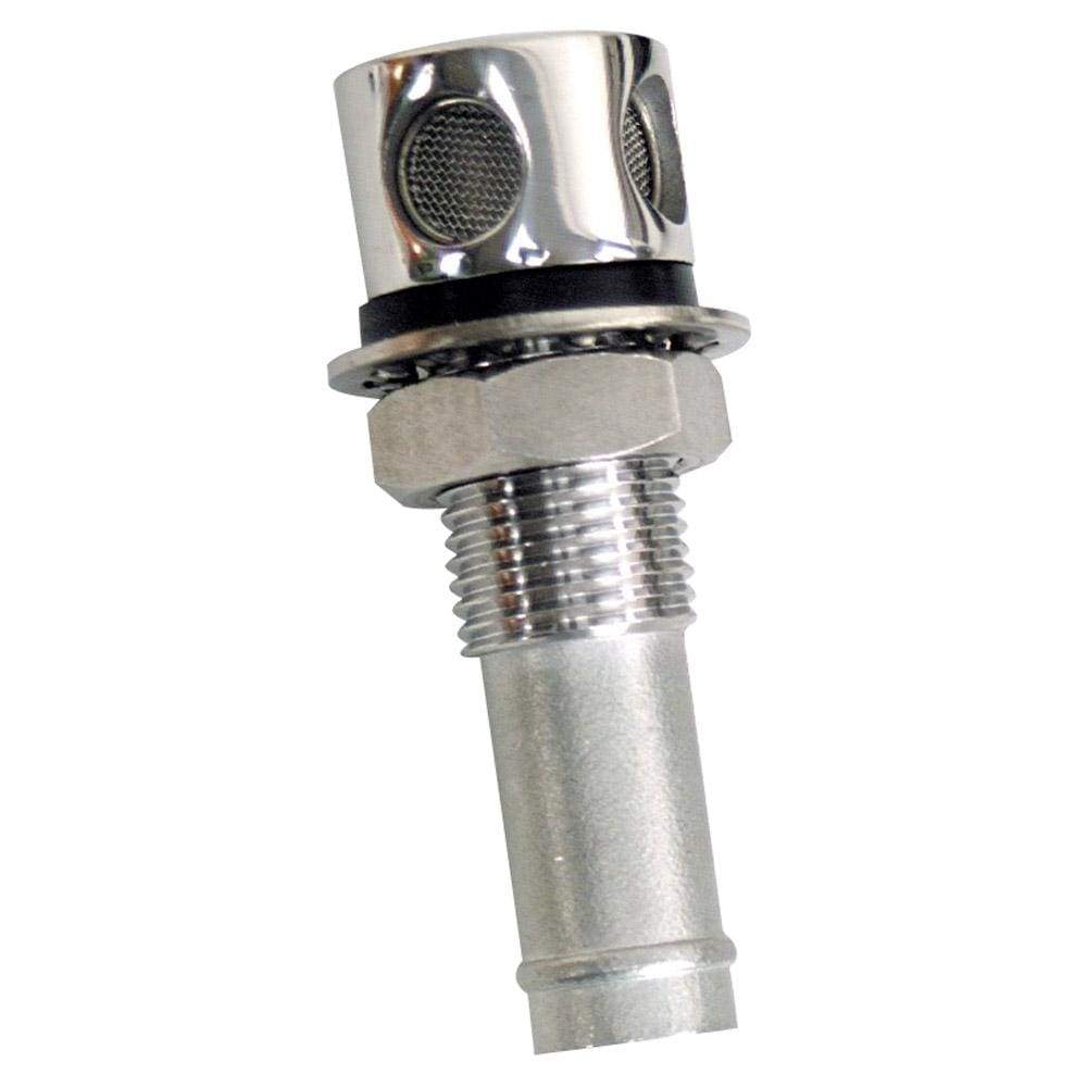 Whitecap Qualifies for Free Shipping Whitecap Fuel Vent Round Head Straight 9/16" Chrome Brass #S-7032C