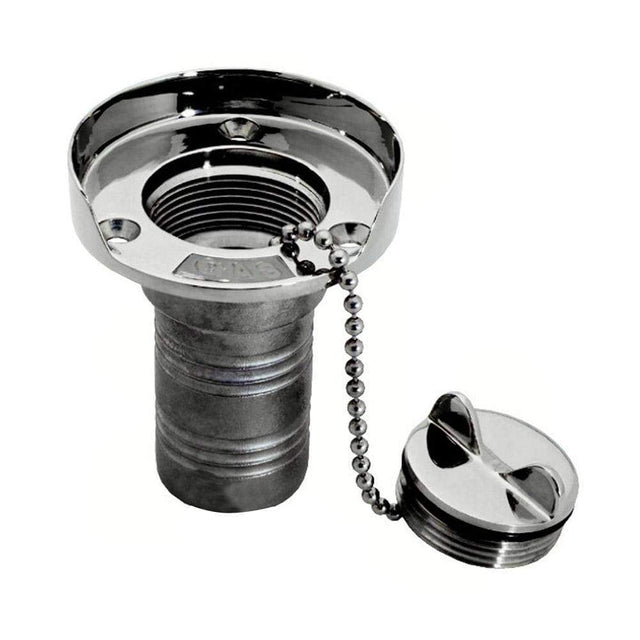 Whitecap Qualifies for Free Shipping Whitecap Gas Hose Deck Fill with Splash Guard 1-1/2" Chain #6001