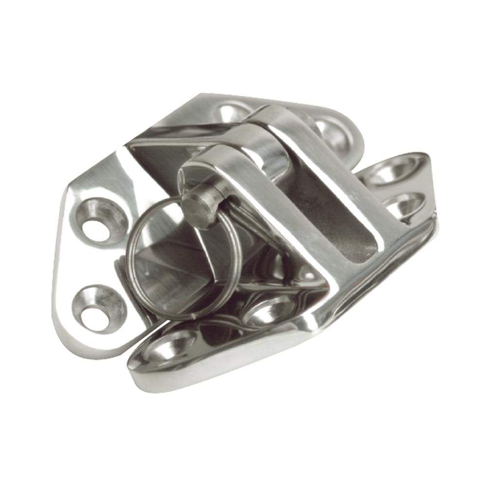Whitecap Qualifies for Free Shipping Whitecap Hatch Hinge Angled Base 3" x 2-1/2" 316 Stainless #6211C