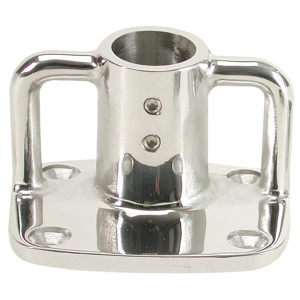 Whitecap Qualifies for Free Shipping Whitecap Rectangular 4" Base 3-1/2" x 3" Base 1" OD #11901