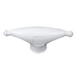Whitecap Spreader Boot Small White Rubber Pair #S-9202P