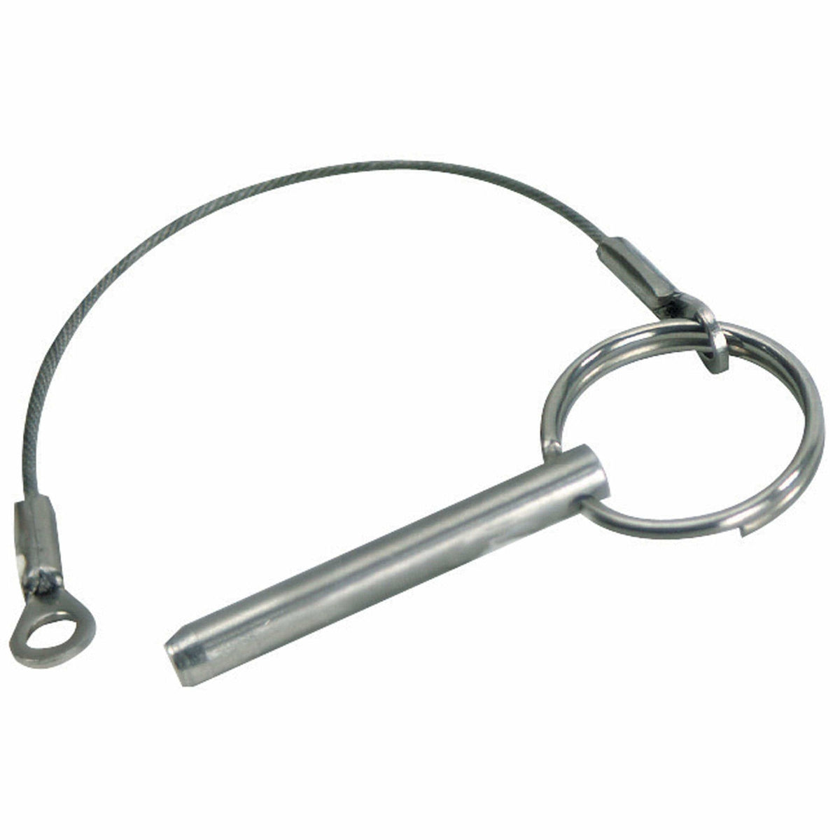 Whitecap Qualifies for Free Shipping Whitecap SS Quick Release Pin & Lanyard #S-1019C