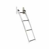 Whitecap Qualifies for Free Shipping Whitecap SS Telescoping Transom Mount Ladder 4-Step #S-1857