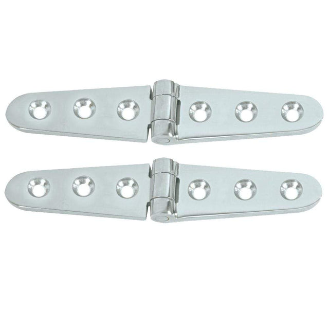 Whitecap Qualifies for Free Shipping Whitecap Strap Hinge 6" L x 1-1/8" W CP Brass Pair #S-605C