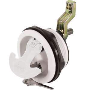 Whitecap Qualifies for Free Shipping Whitecap T-Handle Latch White/White Nylon Locking #3226WC