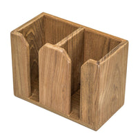 Whitecap Qualifies for Free Shipping Whitecap Teak 2-Bottle Rack #62620