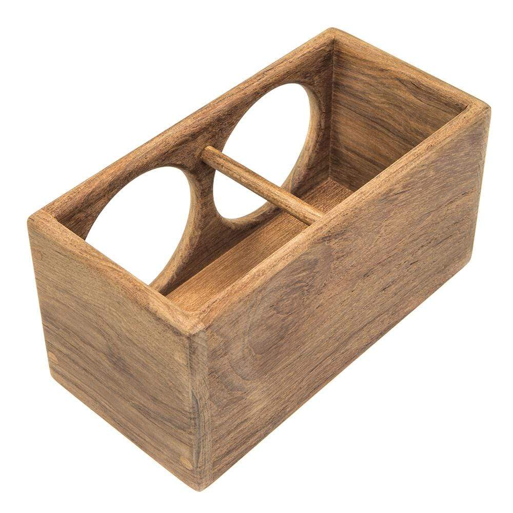 Whitecap Teak 2-Drink Rack #62610
