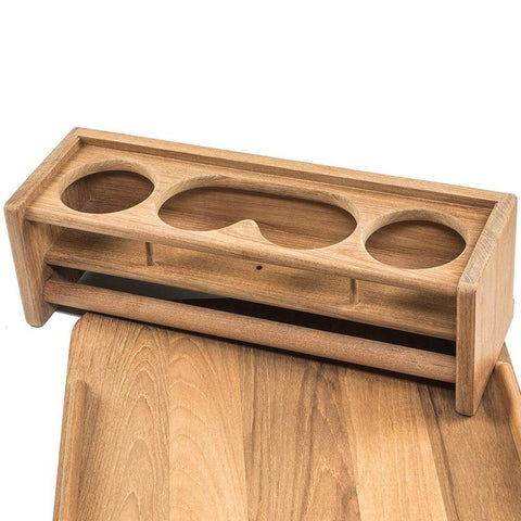 Whitecap Teak 4 Drink Holders with Removable Cockpit Table #61394