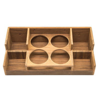 Whitecap Qualifies for Free Shipping Whitecap Teak Bar Rack #62550