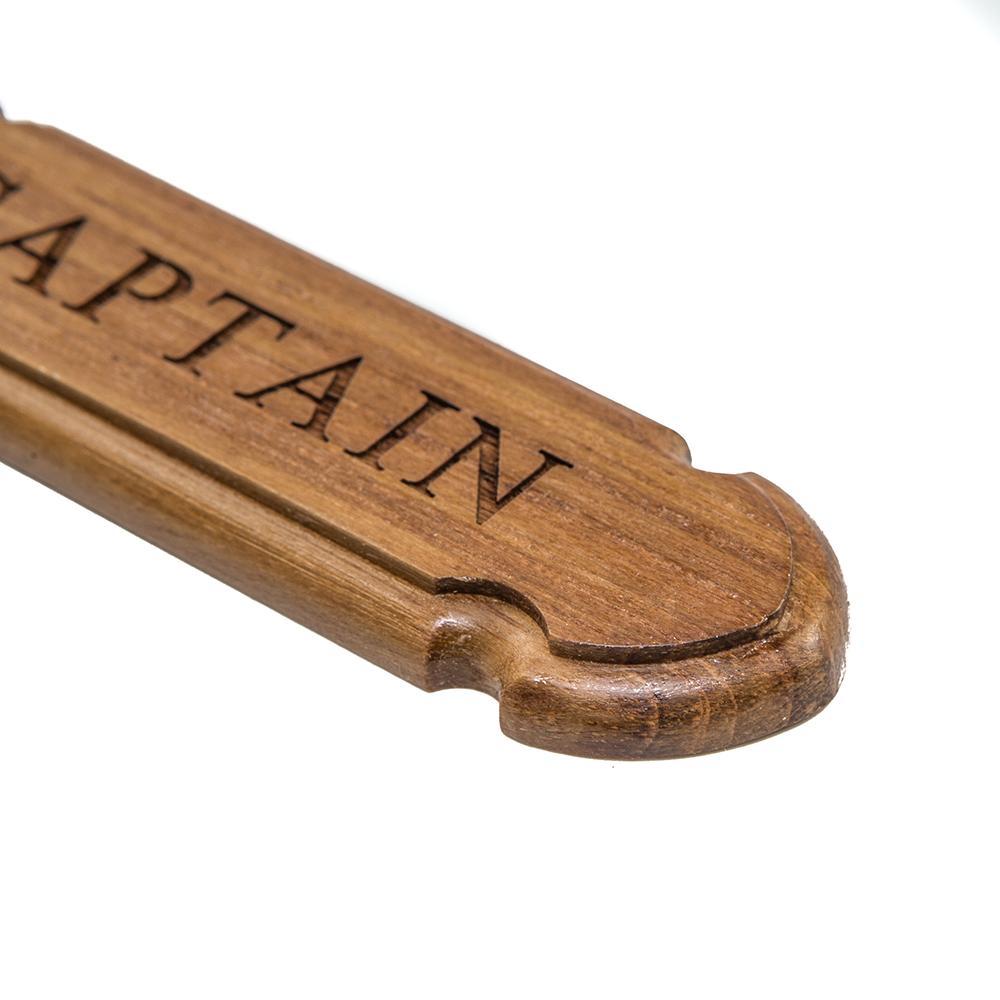 Whitecap Teak Captain Name Plate #62670