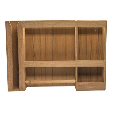 Whitecap Qualifies for Free Shipping Whitecap Teak Dish/Cup/Paper Towel Rack #62402