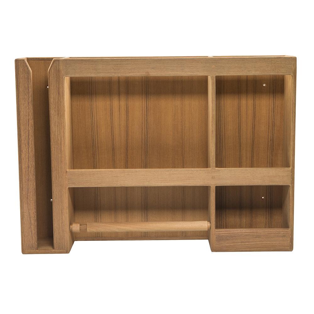 Whitecap Qualifies for Free Shipping Whitecap Teak Dish/Cup/Paper Towel Rack #62402