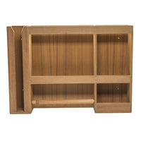 Whitecap Qualifies for Free Shipping Whitecap Teak Dish/Cup/Paper Towel Rack #62402
