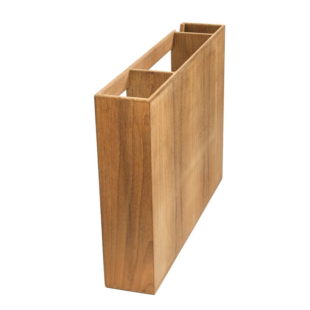 Whitecap Teak Dish/Cup/Paper Towel Rack #62402