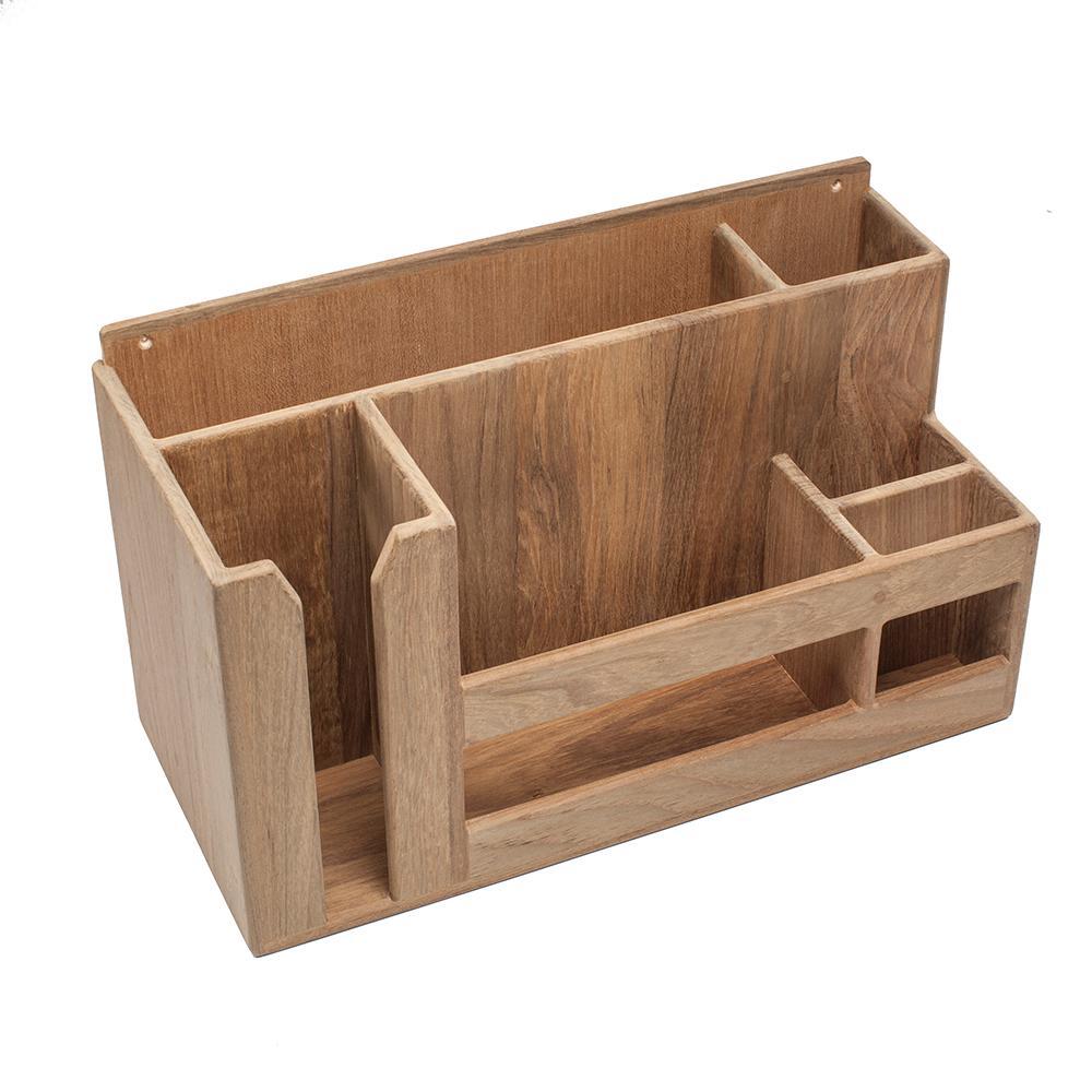 Whitecap Teak Dish/Cup/Utensil Holder #62404