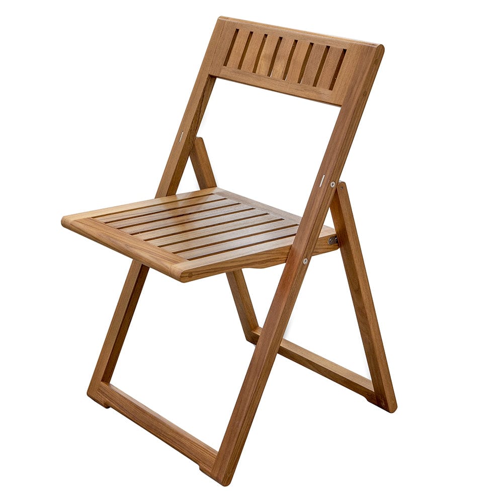 Whitecap Qualifies for Free Shipping Whitecap Teak Folding Slat Chair #63059