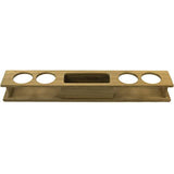 Whitecap Qualifies for Free Shipping Whitecap Teak Glass Holder with Tray #60218