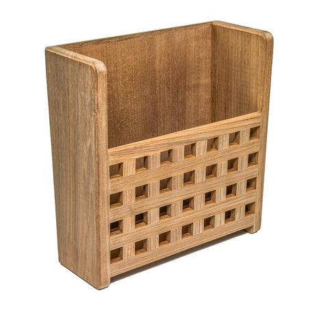 Whitecap Qualifies for Free Shipping Whitecap Teak Grate Front Magazine Rack #62502