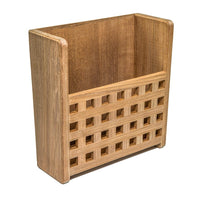 Whitecap Qualifies for Free Shipping Whitecap Teak Grate Front Magazine Rack #62502