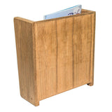Whitecap Teak Grate Front Magazine Rack #62502