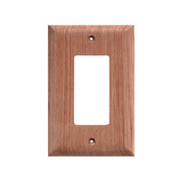 Whitecap Teak Ground Fault Outlet Cover #60171