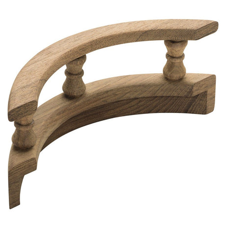 Whitecap Qualifies for Free Shipping Whitecap Teak L-Type 90-Degree Pin Rail Corner Outside #60803