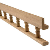 Whitecap Teak L-Type-Pin Rail 5' #60703