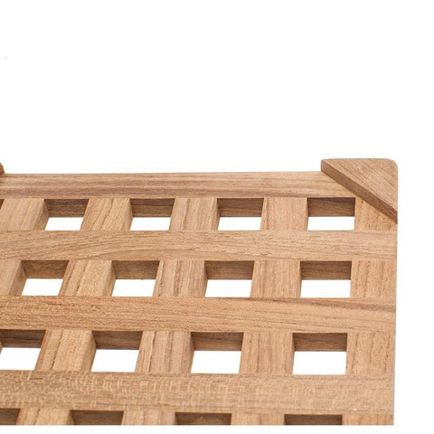 Whitecap Teak Large 8" Square Trivet #62421