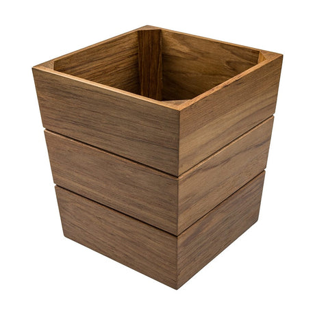 Whitecap Qualifies for Free Shipping Whitecap Teak Large Waste Basket #63100