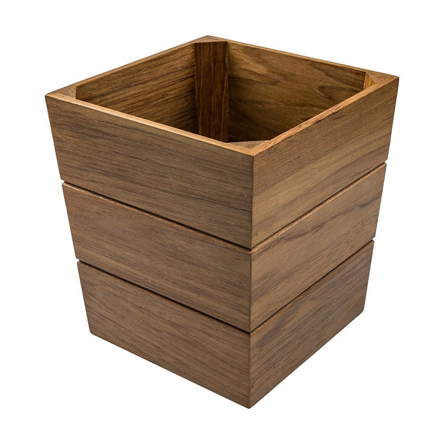 Whitecap Qualifies for Free Shipping Whitecap Teak Large Waste Basket #63100