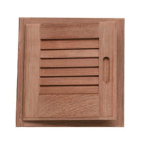 Whitecap Qualifies for Free Shipping Whitecap Teak Louvered Door & Frame 12