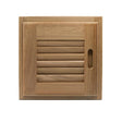 Whitecap Qualifies for Free Shipping Whitecap Teak Louvered Door & Frame 12" x 12" Right Hand #60720