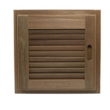 Whitecap Qualifies for Free Shipping Whitecap Teak Louvered Door & Frame 15" x 15" Right Hand #60722