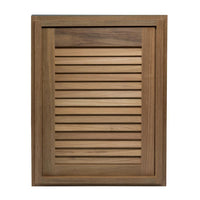 Whitecap Teak Louvered Door & Frame 15
