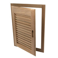 Whitecap Teak Louvered Door & Frame 15