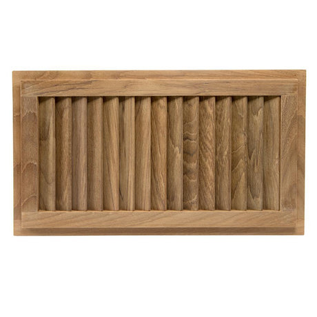 Whitecap Teak Louvered Insert 16" H x 9-1/8" W x 3/4" D #60710