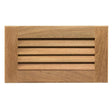 Whitecap Qualifies for Free Shipping Whitecap Teak Louvered Insert 6-3/8" H x 11-3/16" W x 3/4" D #60714