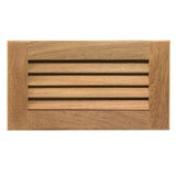 Whitecap Qualifies for Free Shipping Whitecap Teak Louvered Insert 6-3/8" H x 11-3/16" W x 3/4" D #60714