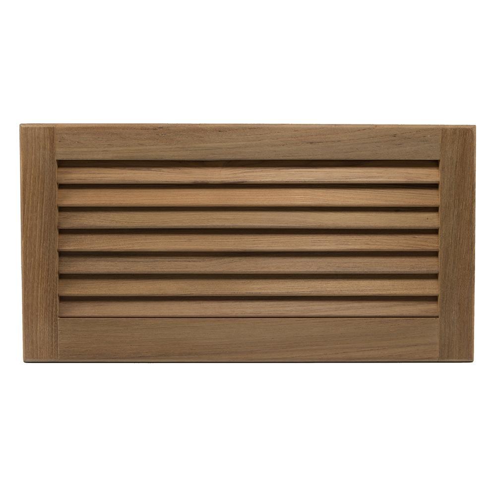 Whitecap Qualifies for Free Shipping Whitecap Teak Louvered Insert 9-3/8" H x 18" W x 3/4" D #60716