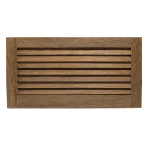 Whitecap Qualifies for Free Shipping Whitecap Teak Louvered Insert 9-3/8" H x 18" W x 3/4" D #60716