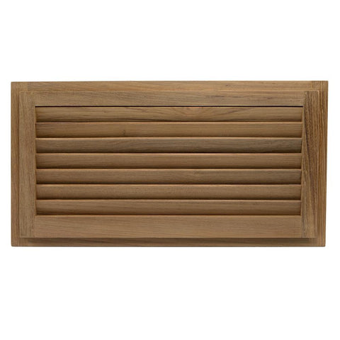 Whitecap Teak Louvered Insert 9-3/8" H x 18" W x 3/4" D #60716