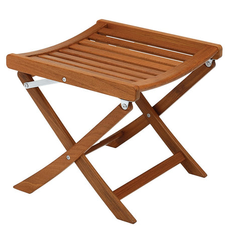 Whitecap Qualifies for Free Shipping Whitecap Teak Matching Foot Stool #60072