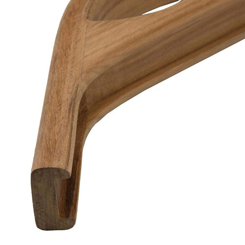 Whitecap Teak Molding 3/4" Track Coner with Hand Hold #60805