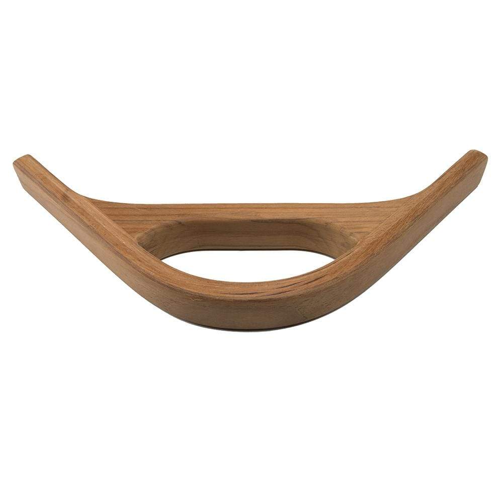 Whitecap Teak Molding 3/4" Track Coner with Hand Hold #60805