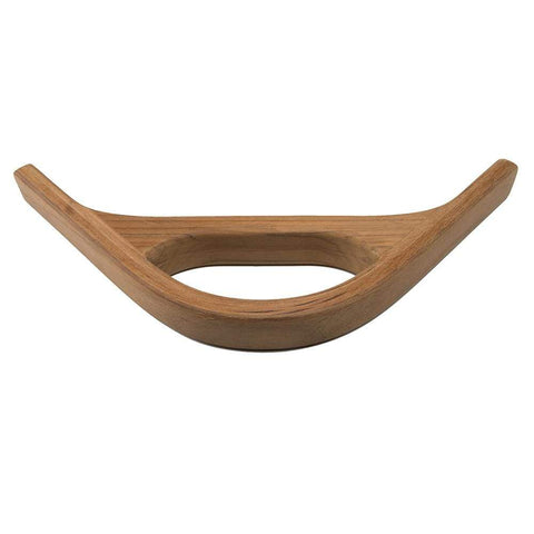 Whitecap Teak Molding 3/4" Track Coner with Hand Hold #60805