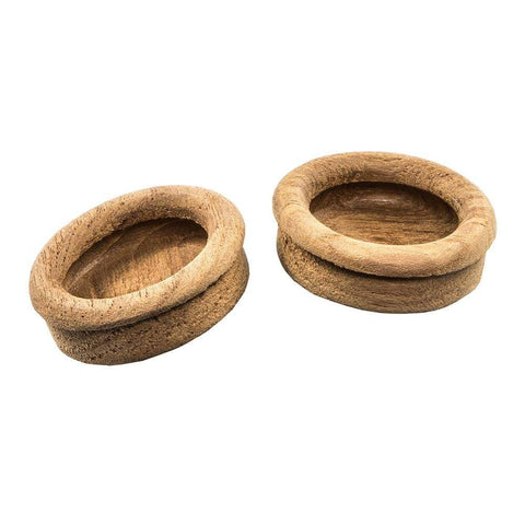 Whitecap Teak Round Drawer Pull 1-3/8" Round 2-pk #60127-A