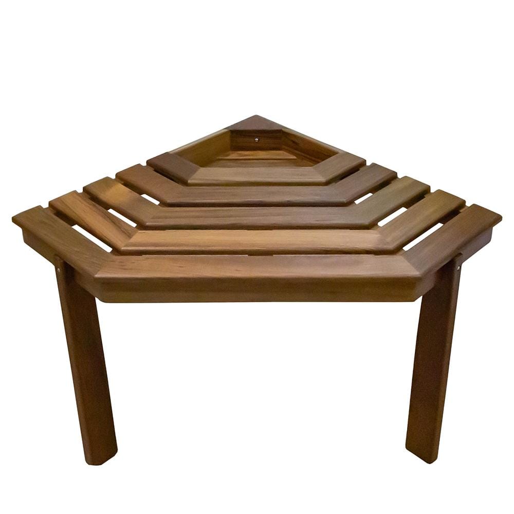 Whitecap Qualifies for Free Shipping Whitecap Teak Shower/Corner Stool #63106