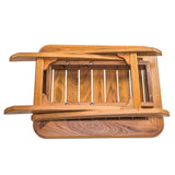 Whitecap Teak Small Adjustable Slat Top Table #60028